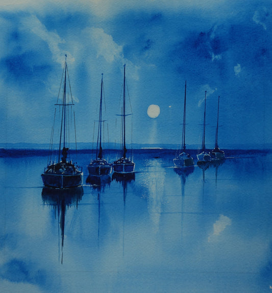 Moonlit Moorings