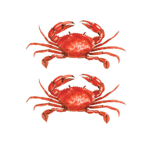 Two Red Crabs