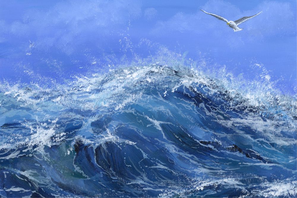 Soaring Above The Waves