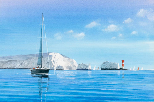 Becalmed Off the Needles