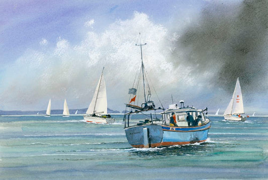 Work and Play in Christchurch Bay