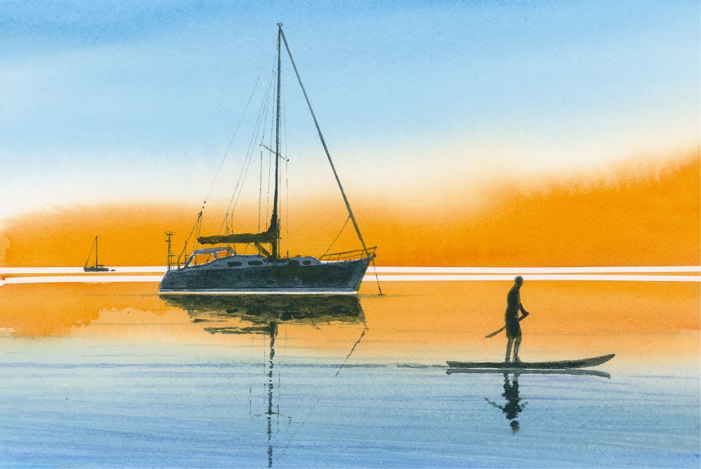 The Paddle Boarder